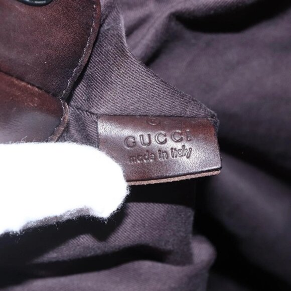 GUCCI GG Canvas Shoulder Bag Beige 101341 Auth 150124 - Picture 10 of 16